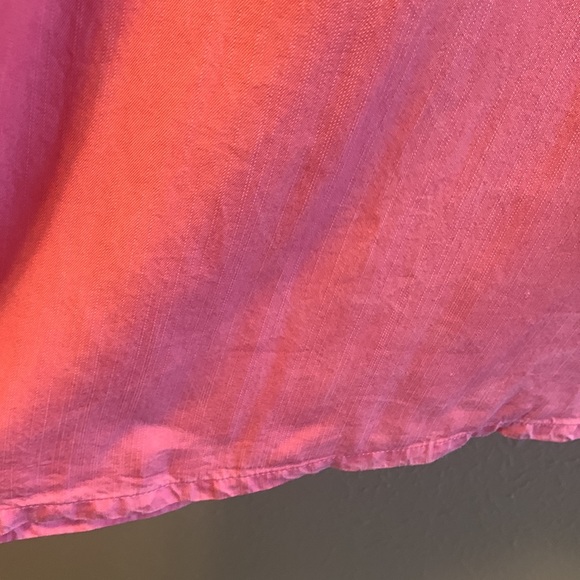 Love 8 Top Blouse Pink Bell Sleeve with Ruffles Women’s Sz Large - Picture 6 of 8